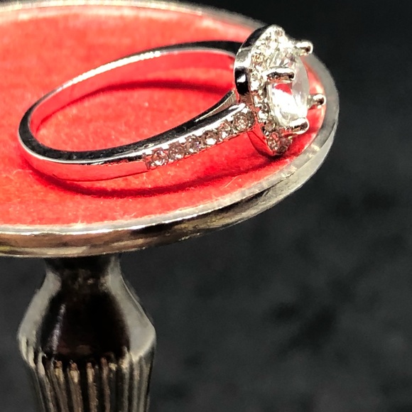 High quality cz sterling silver plated ring - Picture 3 of 8